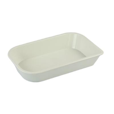 China High temperature resistant to 220℃; ° Reusable High Temperature Resistant Meal Dish HPP Airline Meal Hot Tray for sale