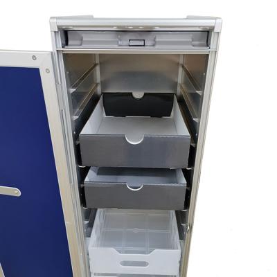 China Blue Light Duty Meal Service Use Airline Cart Inflight Catering Cart for sale