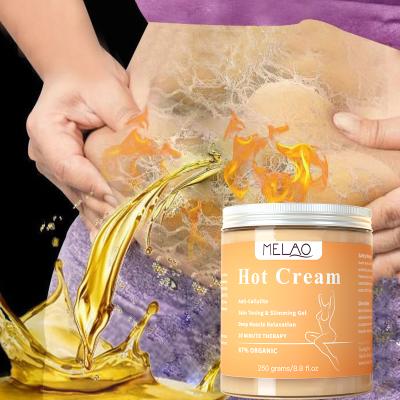 China MELAO Wholesale Natural Organic Weight Loss Private Label Cellulite Hot Burn Sweat Cream Quickly Anti Removal Gel Cream for sale