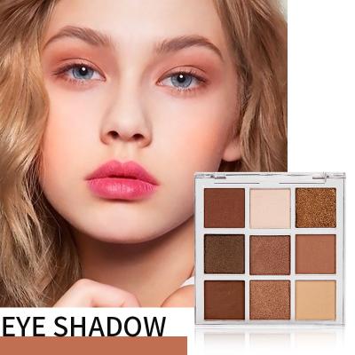 China Wholesale Price Waterproof Private Label Eye Makeup Natural Eyeshadow Shimmer High Dye Makeup Shimmer Eyeshadow Palette for sale