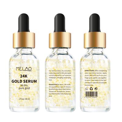 China OEM/ODM Face Private Label 24K Gold Anti Aging Serum For Face for sale