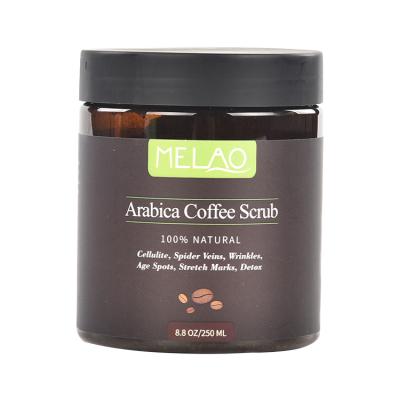 China Exfoliator MELAO A coffee scrub can cleans and nourishes the skin and exfoliates for sale