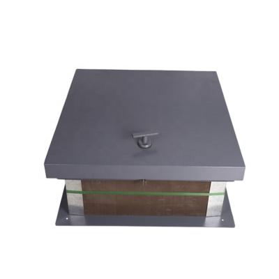 China Integrated High Quality Ceilings Gray Baked Enamel Polyester Skylight Residential Roof Hatch Door For Ceiling for sale