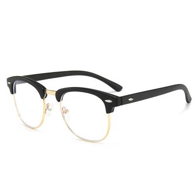 China For reading glasses fashion glass frame flat metal metal for men and women can be equipped with myopia glasses for sale