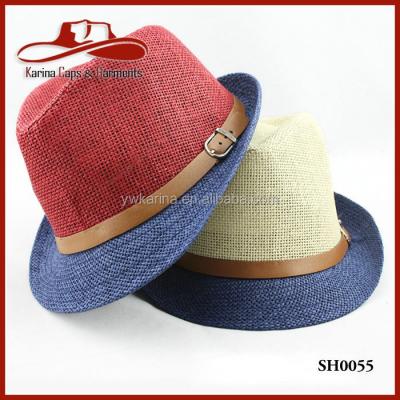 China 2015 Character New Fashion High Quality Unisex Adults Paper Panama Hat Wholesale for sale