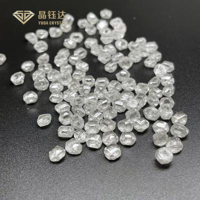 China 100% real y dureza 10 Mohs 1 quilate HPHT Diamante blanco en laboratorio sin cortar en venta