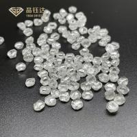 China 100% echte 10 Mohs HPHT Ruwe Witte Diamant Te koop