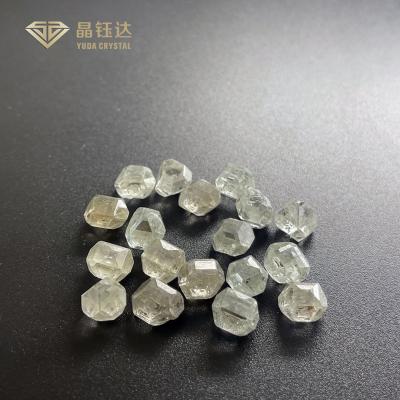 China Fantastische dunkelbraune grünliche gelbe raue Diamanten 1 Karat künstlich zu verkaufen