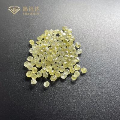 China 3mm 4mm Gele HPHT Laboratorium Gekweekte Gekleurde Diamanten voor Buitensporige Melee-Diamanten Te koop