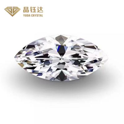 Cina Forma dei diamanti sviluppati bianchi del laboratorio certificato dell'occhio per Ring Brilliant Cut in vendita