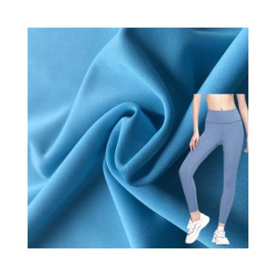 China Wholesale Viable Stretch Solid Color 4 Nylon Spandex Fabric Yoga Fabric For Woman for sale