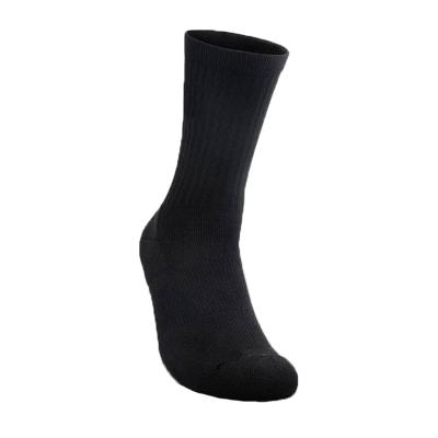 China Antibacterial Custom Logo Mens Cotton Sock Crew Athletic Sports Socks For Running for sale