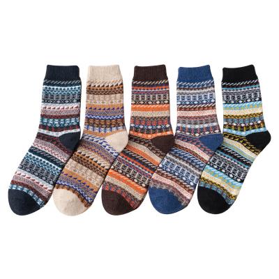 China Sporty outdoor sports wear unisex warm rabbit wool ski socks for sale for sale