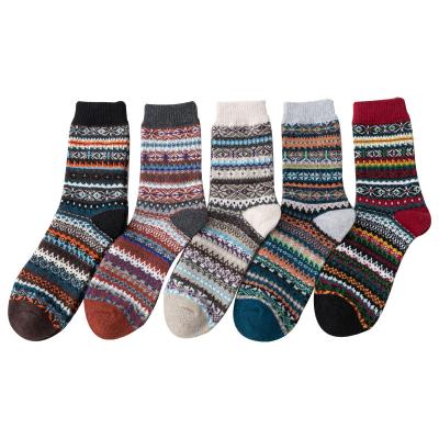 China High quality unisex warm sporty rabbit wool ski socks for outdoot sports for sale