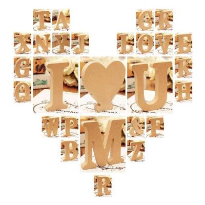 China Bar Cafe Wedding Decorations DIY Wooden Home English Letters Wedding Props Wooden Toys Letters Wood for sale