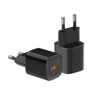 China Smaller GaN Charger 2 1A1C 30W USB C Charger 33W PPS Port Travel Adapter for Samsung Newest iPhone for sale