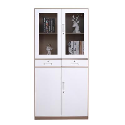 China Modern 2 Drawer Office Furniture Archive Glass Door Medical Instrument Cabinet for sale