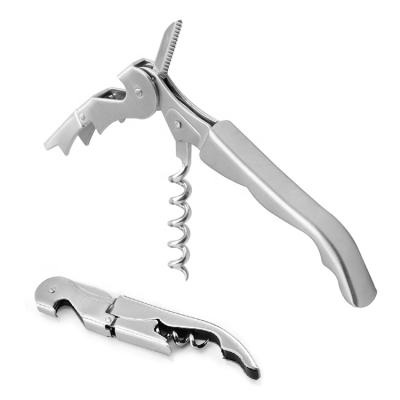 China Stocked Wine Bottle Openers Easily Use Stainless Steel Handle Corkscrew Custom Whole Wide Wine Bottle Opener for sale