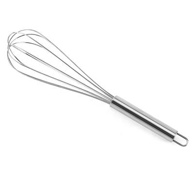 China Stocked Hot Vendor Kitchen Baking 10 Line Manual Hand Egg Beater Stainless Steel Handle 6 Line Beater for sale