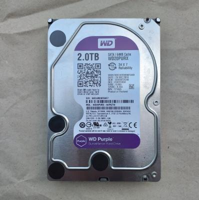 China Hdd HDD For Surveillance DVR NVR Security Hard Disk Festplatte 3.5 Inch 2TB Purple Sata Hard Drive for sale