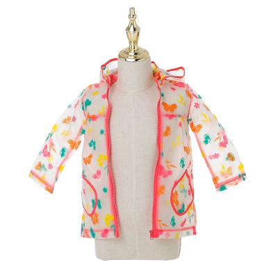 China Breathable Promotional Fashionable Kids Special Design Rain Gear Kids Raincoat for sale