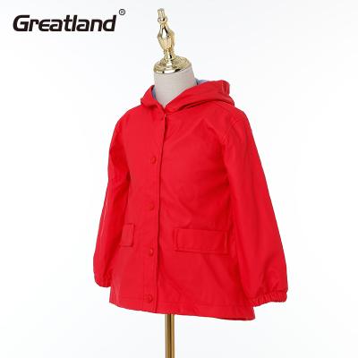 China Wholesale High Quality Breathable Kids Waterproof Raincoat With Tight Cuffs Raincoat for sale