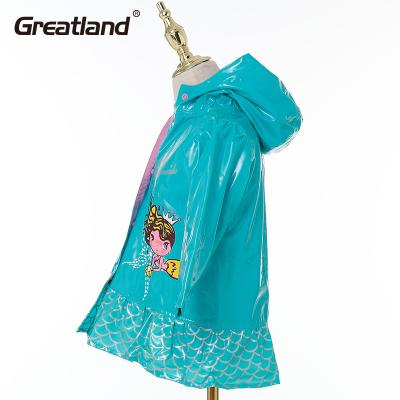 China Breathable China Customized Girls Polyester Raincoat Waterproof And Wear Resistant Simple Raincoat for sale