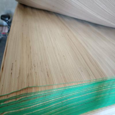 China Custom Modern Natural Wood Veneer Veneer 0.15mm-0.50mm 1mm-2mm Poplar Veneer 1220+2440 Polyester Acoustic Panels Backing (Customizable) for sale