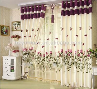 China morden blackout and fancy curtains with embroidery for sale