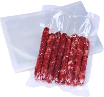 China Custom Printed Transparent Frozen Food Grade Mylar Food Packaging Moisture Proof Plastic Dry Vacuum Bags for sale