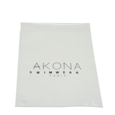 China Matte Transparent Recyclable Plastic Garment Bags for Swimwear Packaging for sale