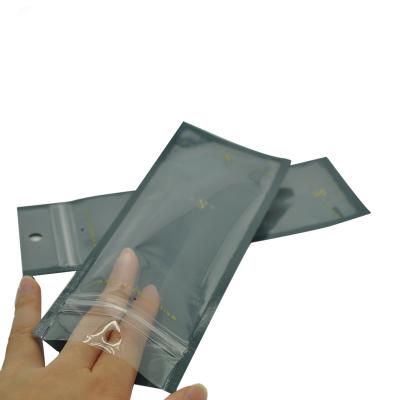 China Transparent Wrist Front Style Packaging Package Customized Zipper Watch Accessories Premium Bag for sale