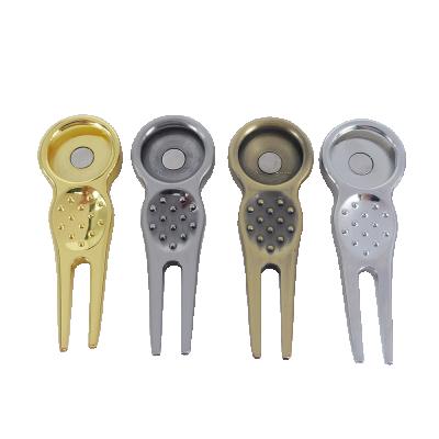 China Custom Golf Digging Repair Tool And Cap Clip Ball Marker Set For Club Gifts OEM Customized Box Logo J001 for sale