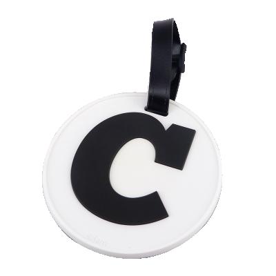 China Eco-friendly Material Wholesale Personalized Soft PVC Rubber Custom Luggage Tag for sale