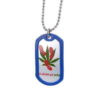 China China Metal Foil With Offset Printing Dog Tag for sale