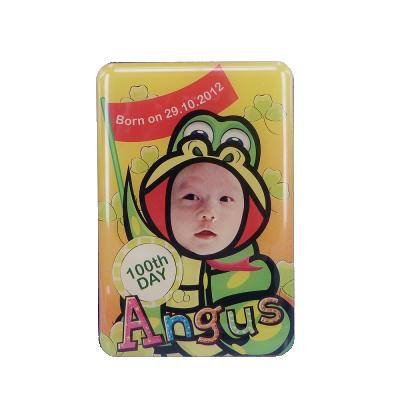 China Custom transportation tool photo travel country character souvenirs 3d tin fridge magnet for sale