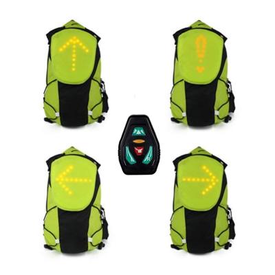 China Flashing Anti-theft Security Bicycle LED Backpack Recycling Backpack for Scooter Riding Bicycle Fahrradtasche Running Backpack for sale