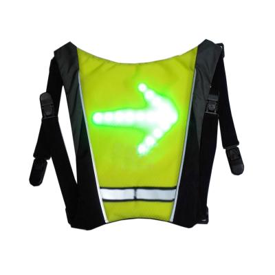 China Black LED Remote Scooter Rotating Light Led Vest Backpack LED Attachment for sale