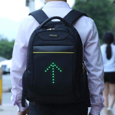 China Flashing indicator new products bookbag business usb flasher led laptop backpack for outdoor traveling for sale