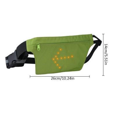 China Reflective Water Proof Sport Belt Fashion LED Flashing Light Waist Running Bag for sale