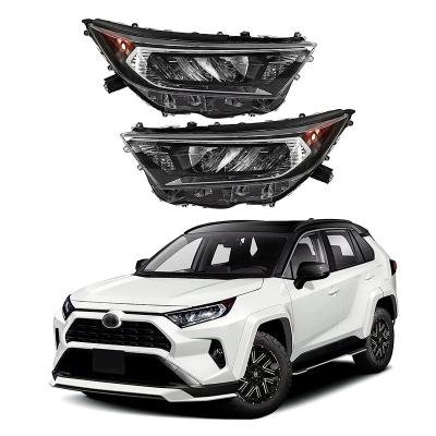 China Saivis Headlights Chrome Headlight Assembly For 2021 Toyota RAV4 LE XLE LED 2019 Standard Size for sale