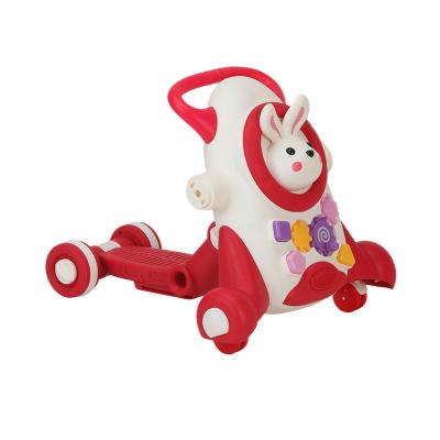 China Plastic multi functional 3 in 1 baby walker, baby walker with handle, scooter, ride on car, foot to floor for sale