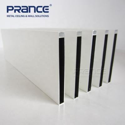 China Artistic Metal Ceilings U-Partition Profile Ceiling Aluminum Square Tube for sale