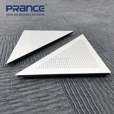 China Artistic Effect Custom Triangle Shape Solid Aluminum Facade Cladding Panel for sale