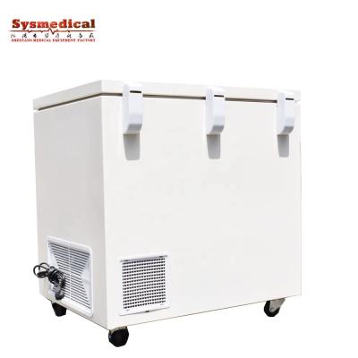 China Double-temperature FREEZERPALACE factory price ultra-low temperature chest freezer medical hospital used deep freezer on stock for sale