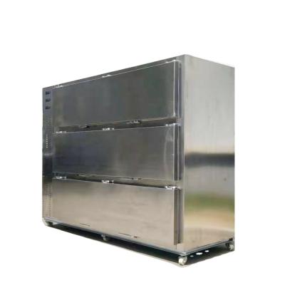 China FREEZERPALACE 3 Drawers Corpse Cold Box Arab Style Walk In Mortuary Freezer For Burial Used for sale