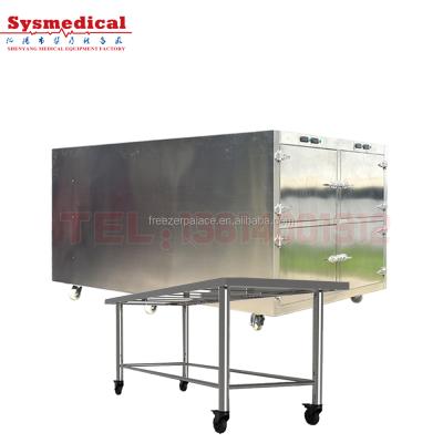 China Single-temperature Sysmedpalace Hospital Mortuary Refrigerator Price Or Funeral Mortuary Mortuary Mortuary Refrigerator Mortuary Freezer for sale