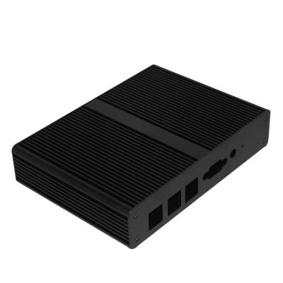 China Outdoor Junction Box Mini PC Aluminum Electric Power Case Custom Extruded Aluminum Heat Sink Electronic Enclosure for sale