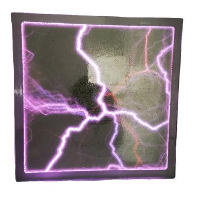 China Hotel 12 Inch Square Purple Plasma Dish Light for sale