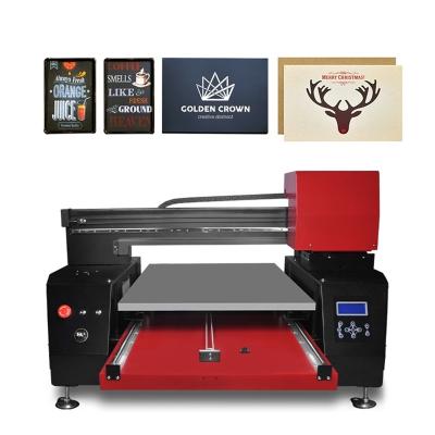 China Hotels New Technology 6090 Digital UV Printer Printing Machine For Metal Bottle Phone Case Inkjet Printers for sale